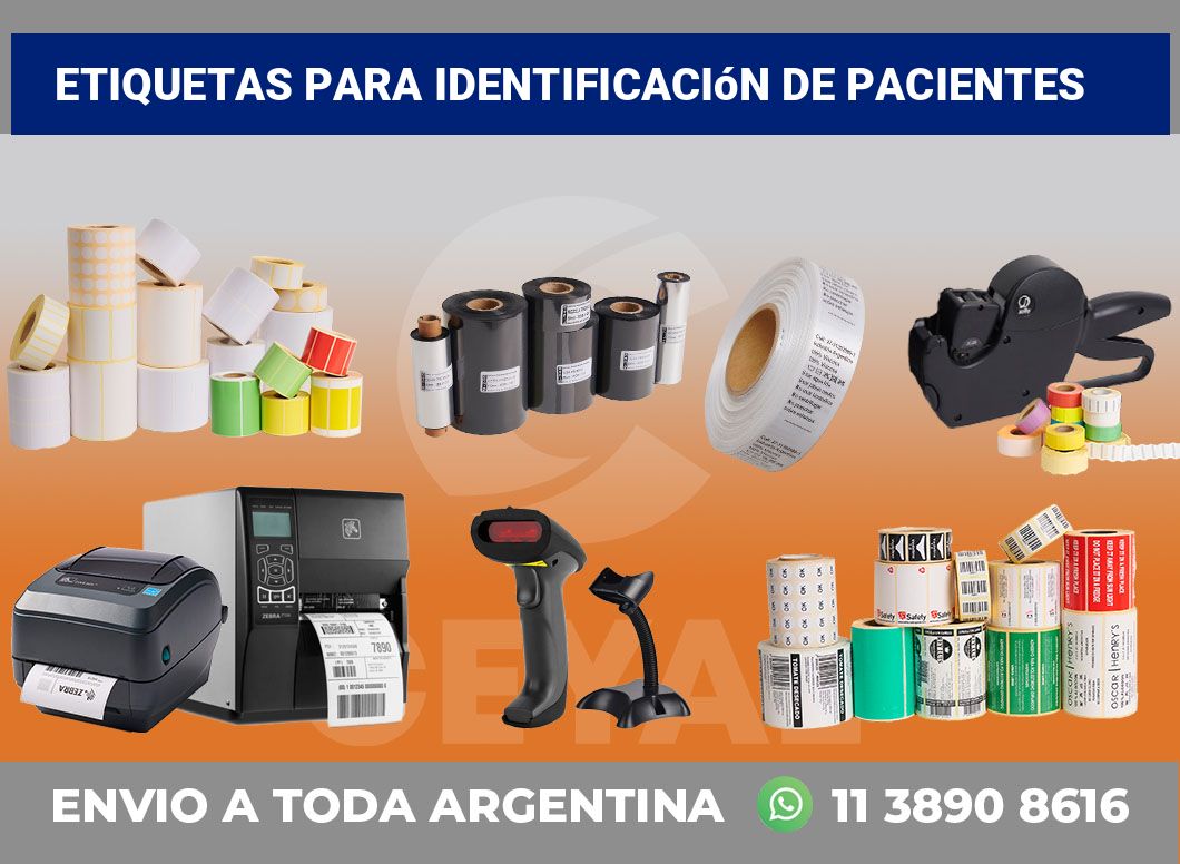 Etiquetas para Identificación de Pacientes