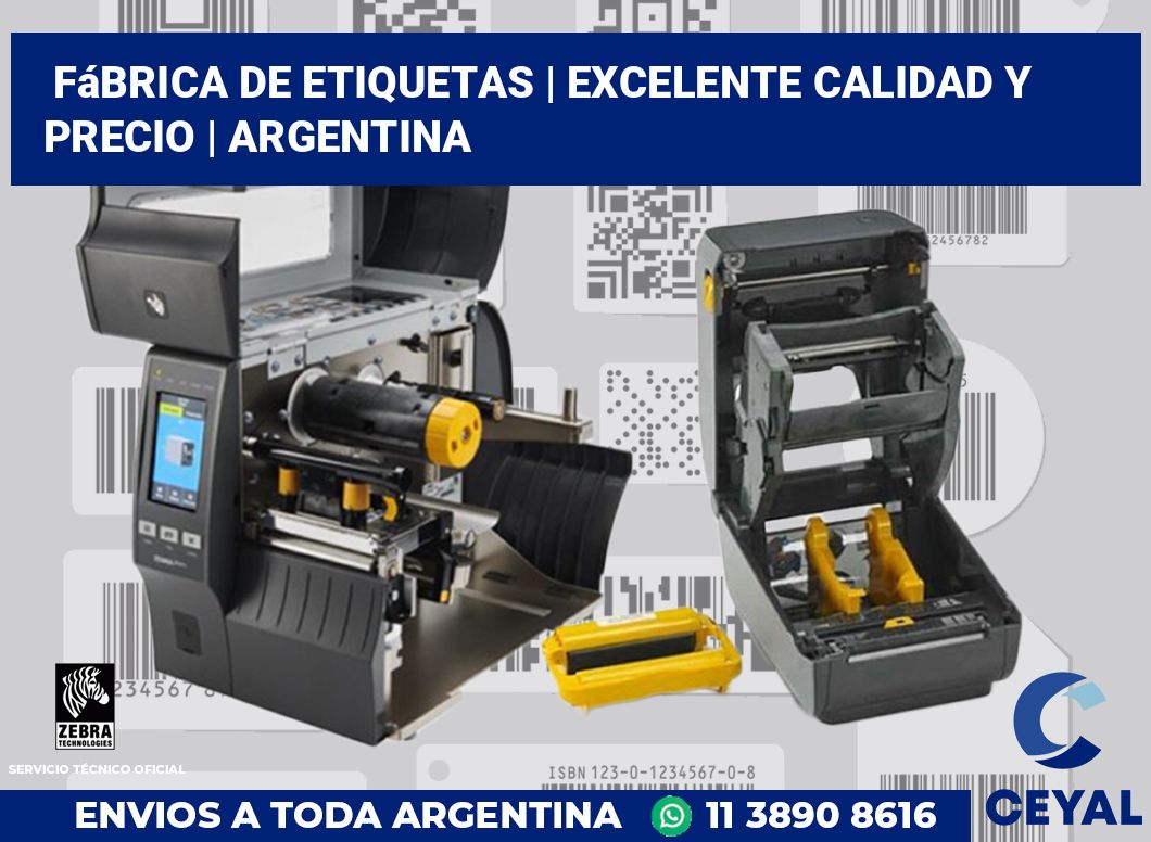 Fábrica de etiquetas | Excelente calidad y precio | Argentina