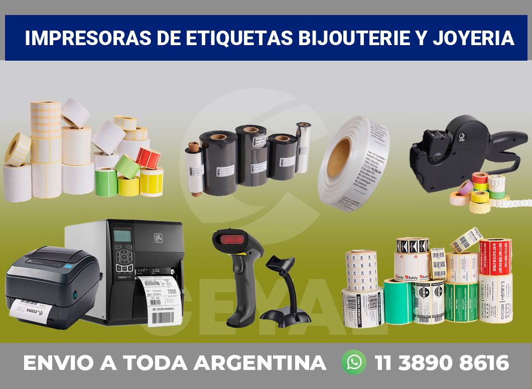Impresoras de etiquetas Bijouterie y joyeria