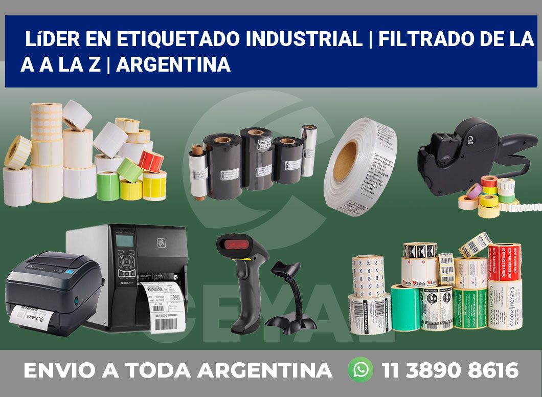 Líder en etiquetado industrial | Filtrado de la A a la Z | Argentina