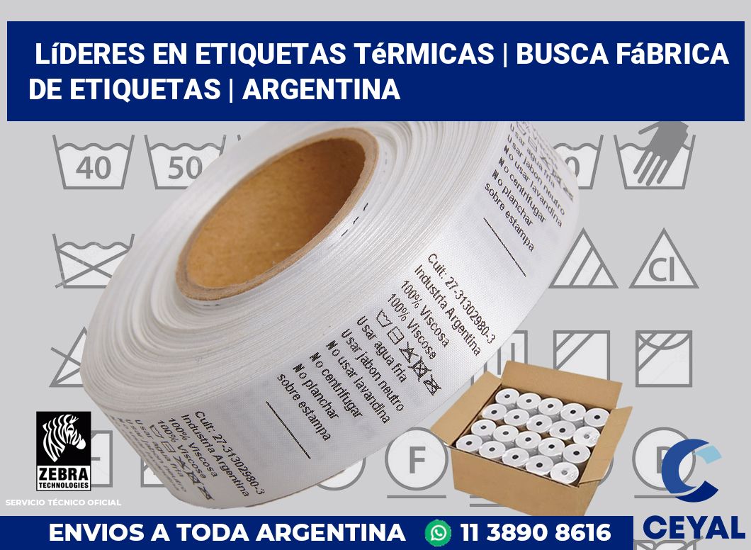 Líderes en etiquetas térmicas | Busca fábrica de etiquetas | Argentina