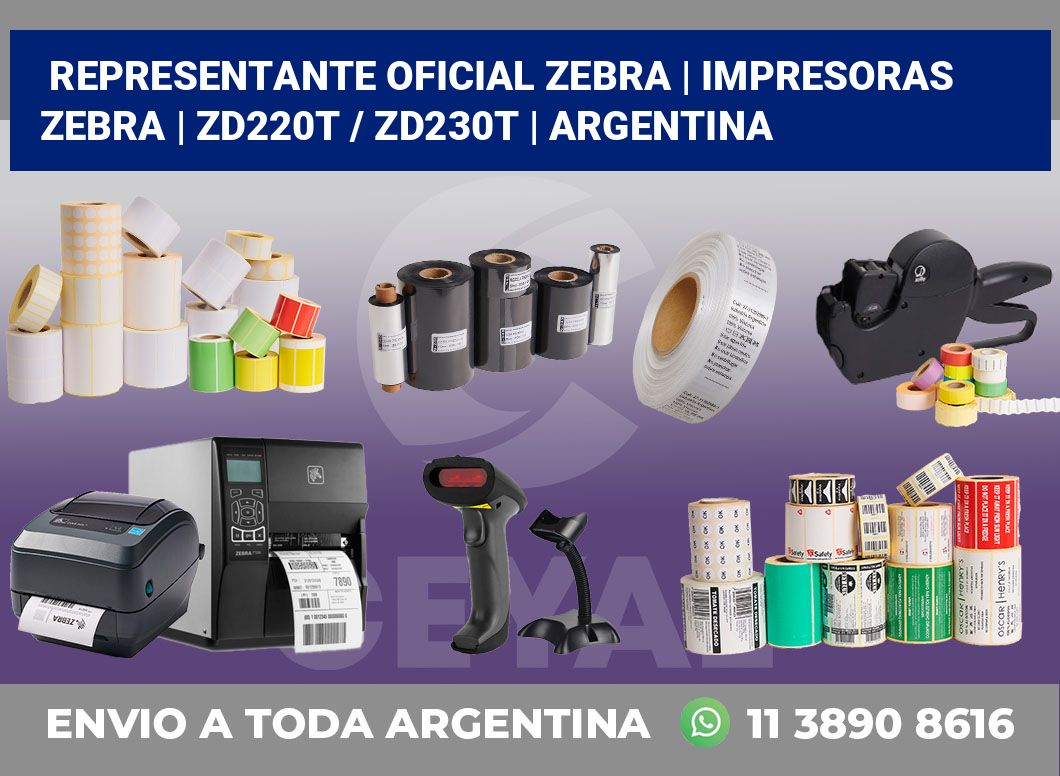 Representante oficial Zebra | Impresoras Zebra | ZD220t / ZD230t | Argentina