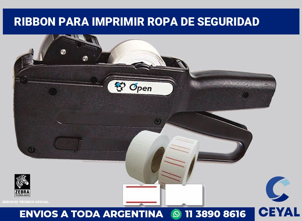 Ribbon para imprimir Ropa de seguridad