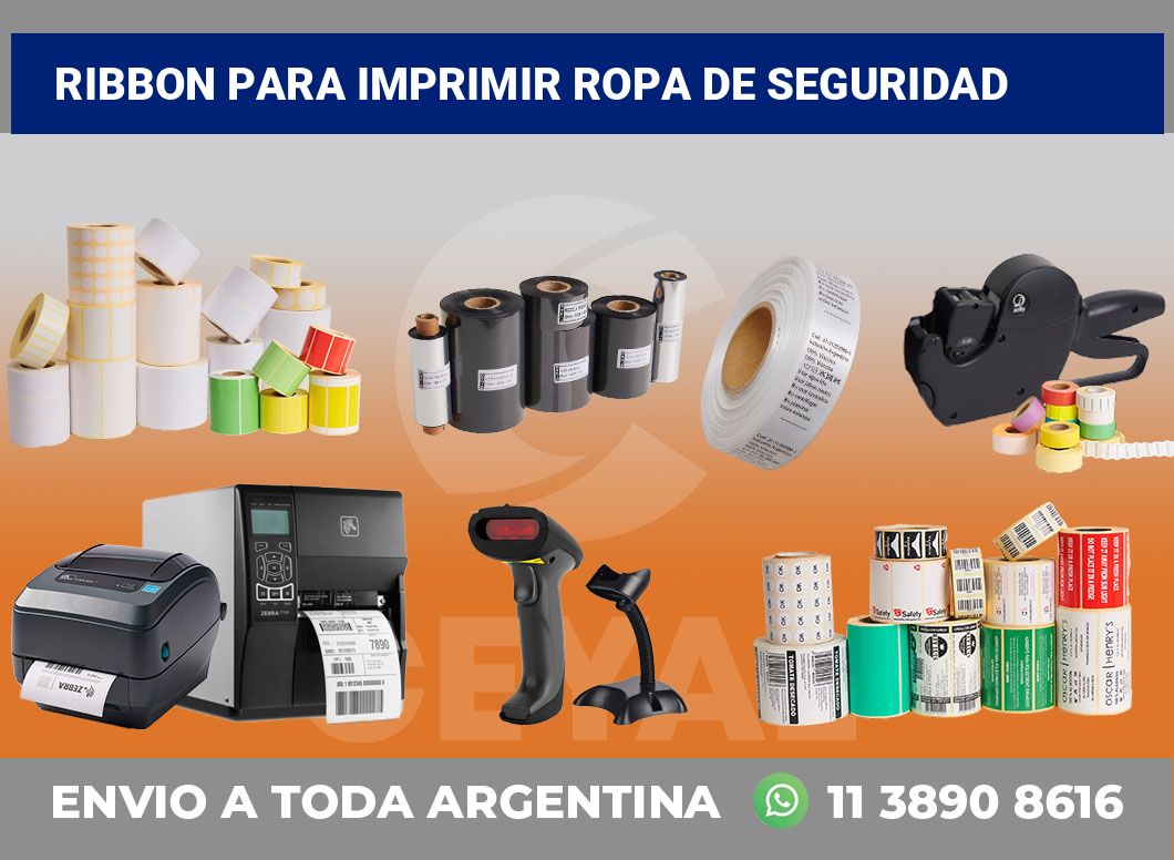 Ribbon para imprimir Ropa de seguridad