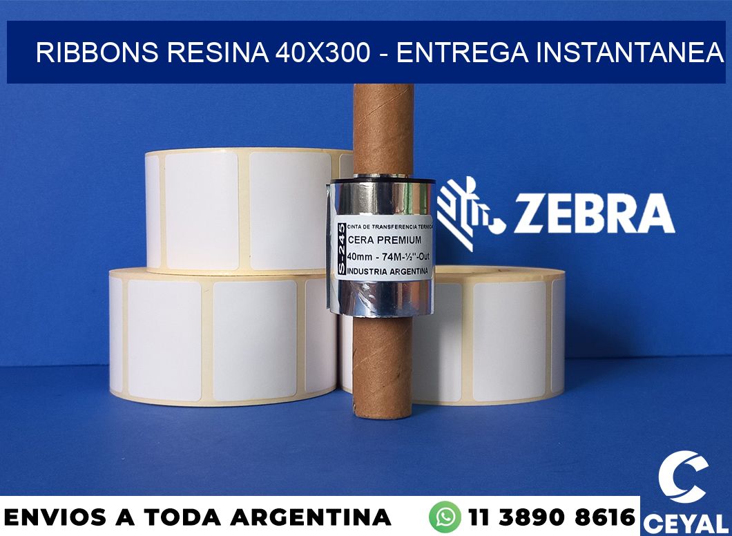 Ribbons resina 40x300 - entrega instantanea