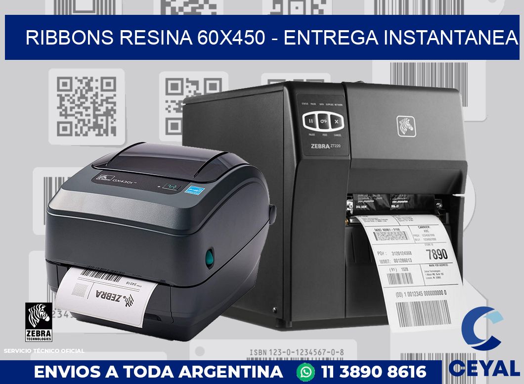 Ribbons resina 60x450 - entrega instantanea