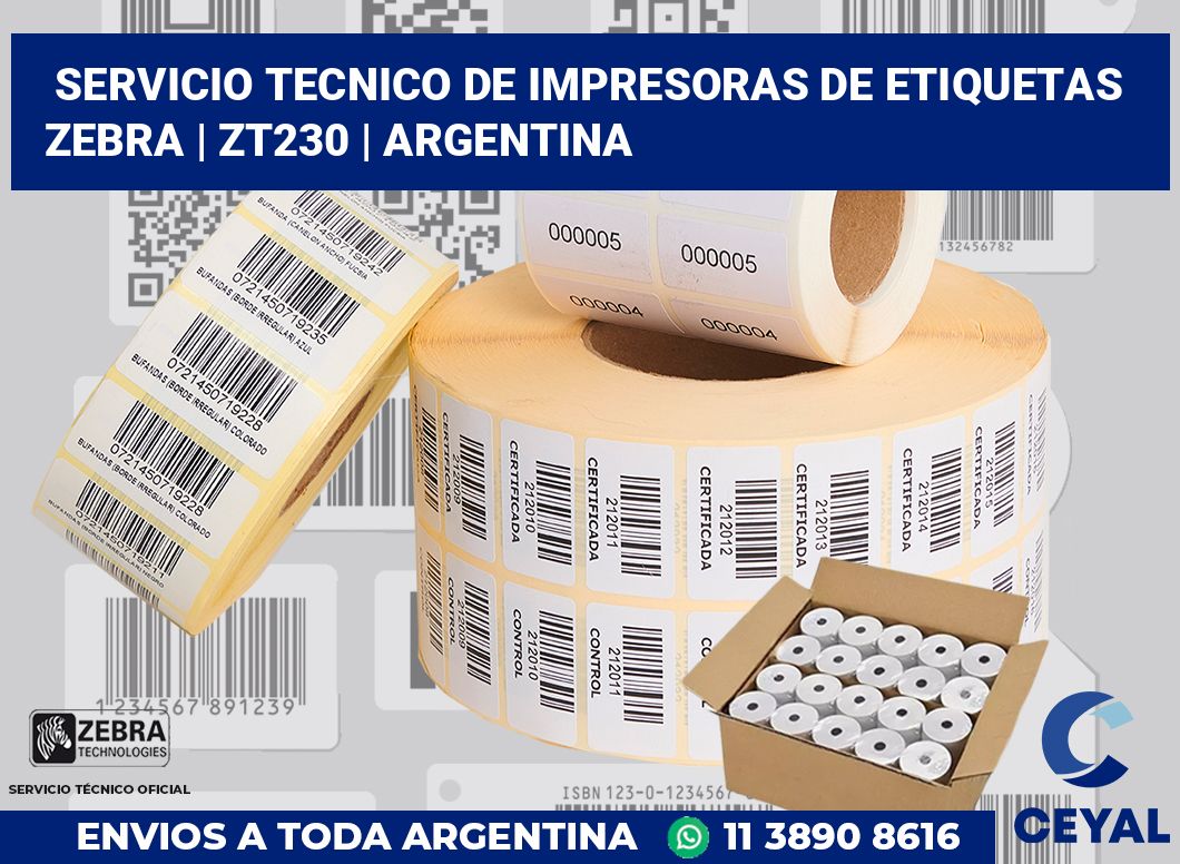 Servicio Tecnico De Impresoras De Etiquetas Zebra | zt230 | Argentina