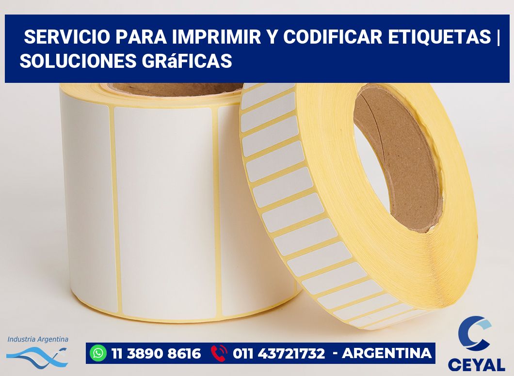 Servicio para imprimir y codificar etiquetas | Soluciones gráficas