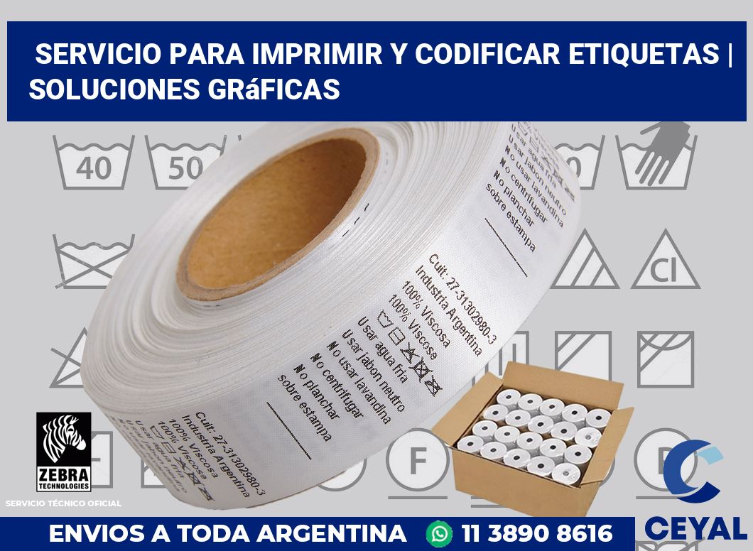 Servicio para imprimir y codificar etiquetas | Soluciones gráficas