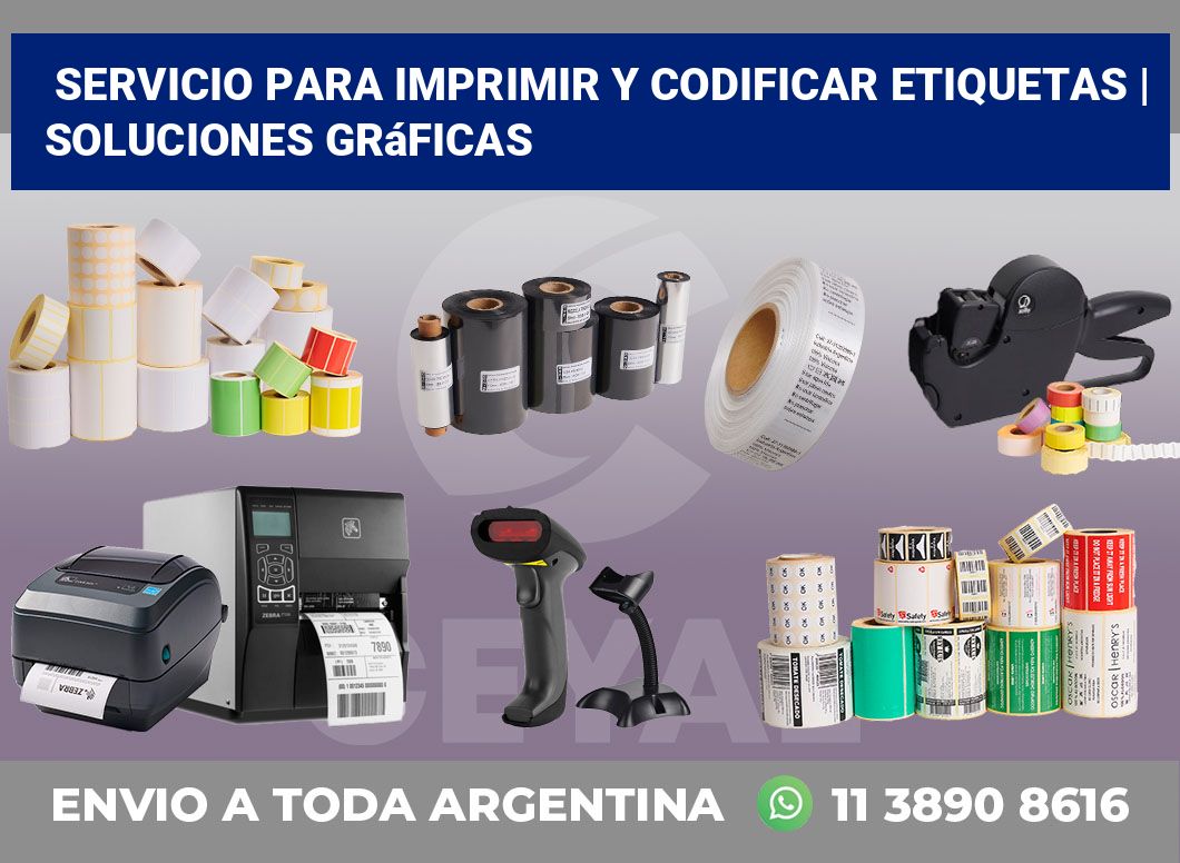 Servicio para imprimir y codificar etiquetas | Soluciones gráficas