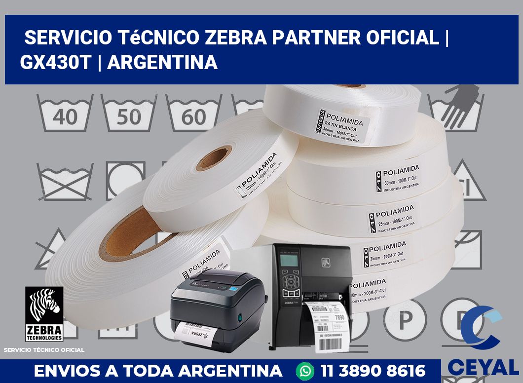 Servicio técnico Zebra Partner Oficial | GX430t | Argentina