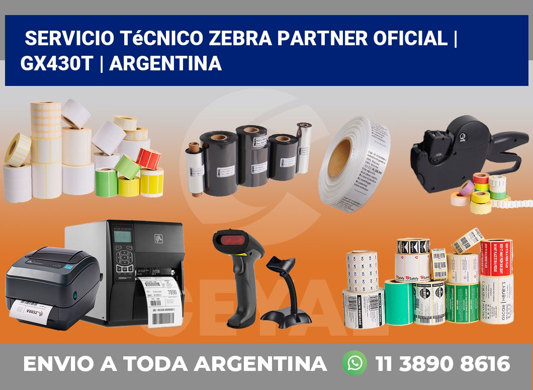 Servicio técnico Zebra Partner Oficial | GX430t | Argentina