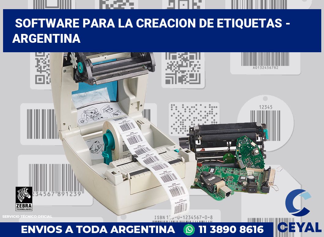 Software para la creacion de etiquetas - Argentina