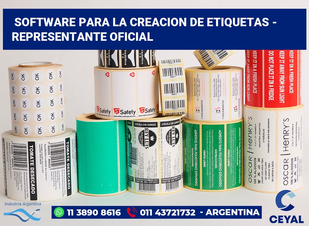 Software para la creacion de etiquetas - Representante oficial