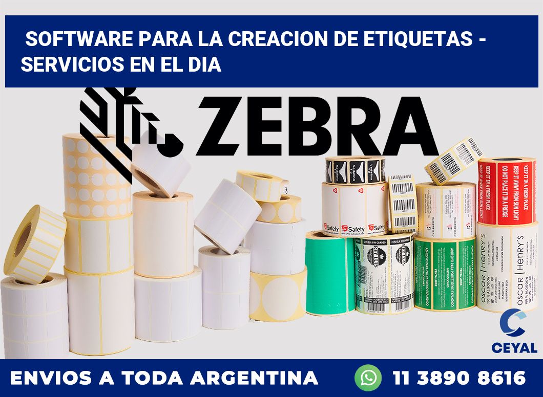 Software para la creacion de etiquetas – Servicios en el dia