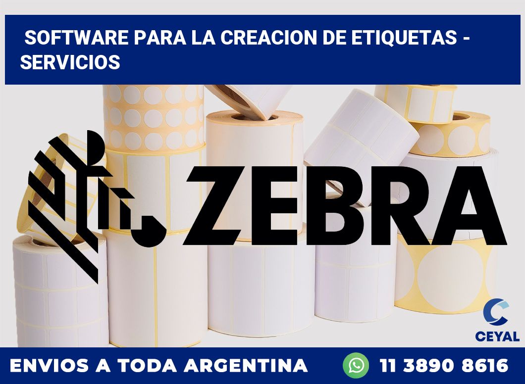 Software para la creacion de etiquetas – Servicios
