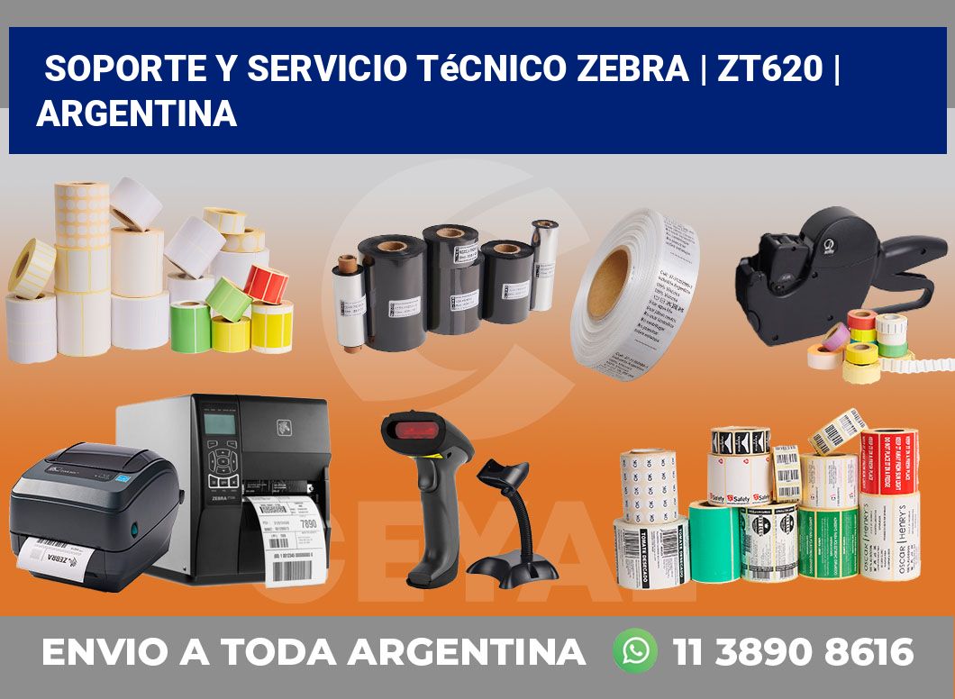 Soporte y servicio técnico Zebra | ZT620 | Argentina