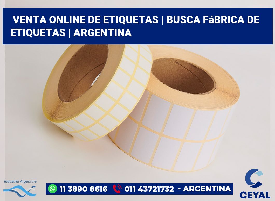 Venta online de etiquetas | Busca fábrica de etiquetas | Argentina