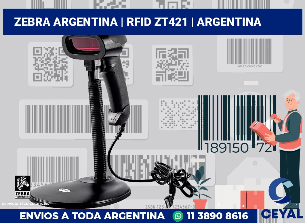 Zebra argentina | RFID ZT421 | Argentina