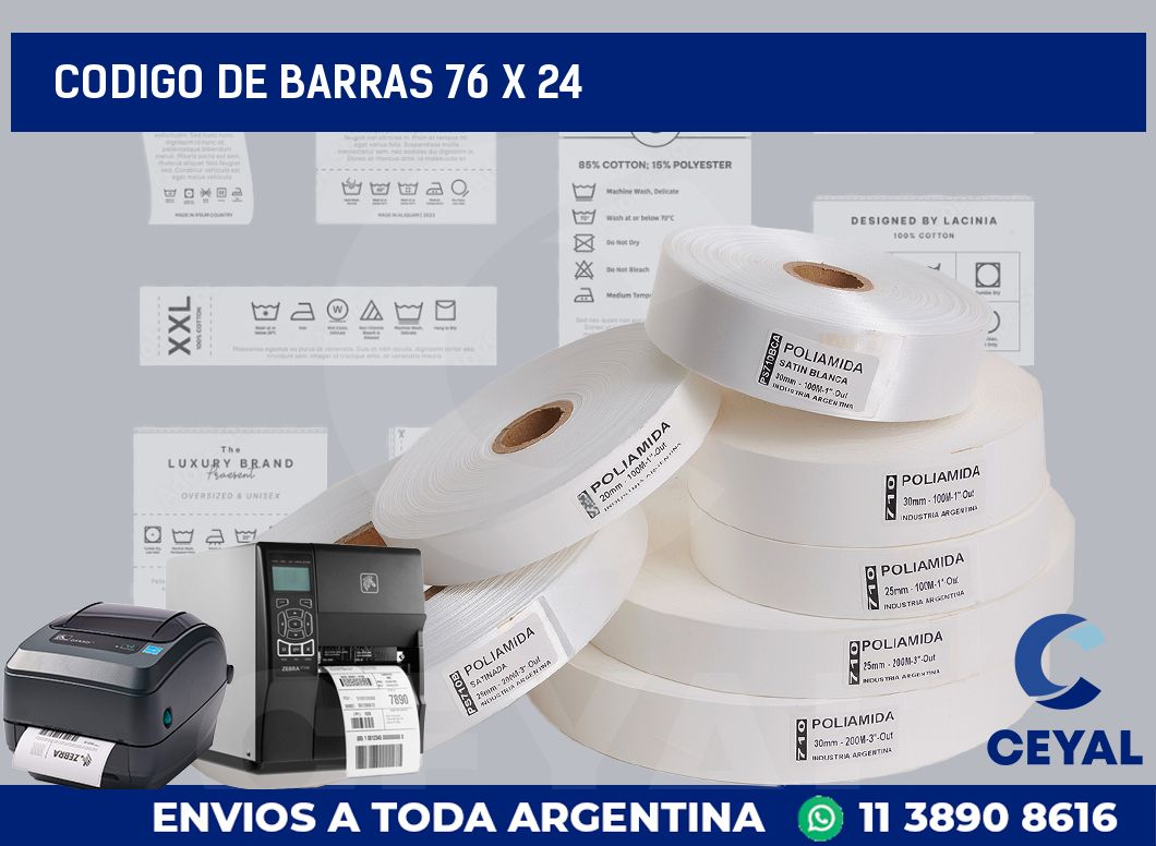 codigo de barras 76 x 24