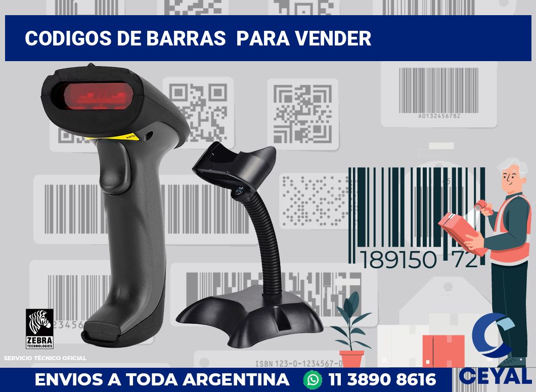 codigos de barras  para vender