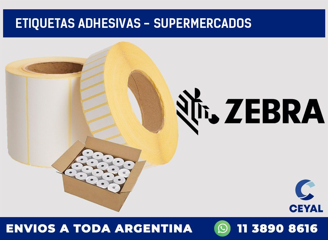 etiquetas adhesivas – supermercados