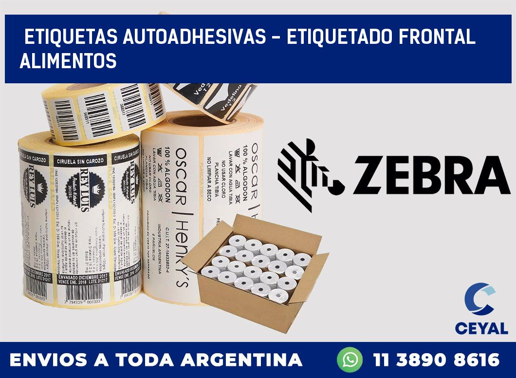 etiquetas autoadhesivas - etiquetado frontal alimentos