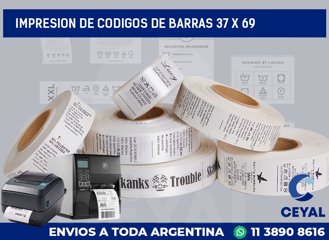 impresion de codigos de barras 37 x 69