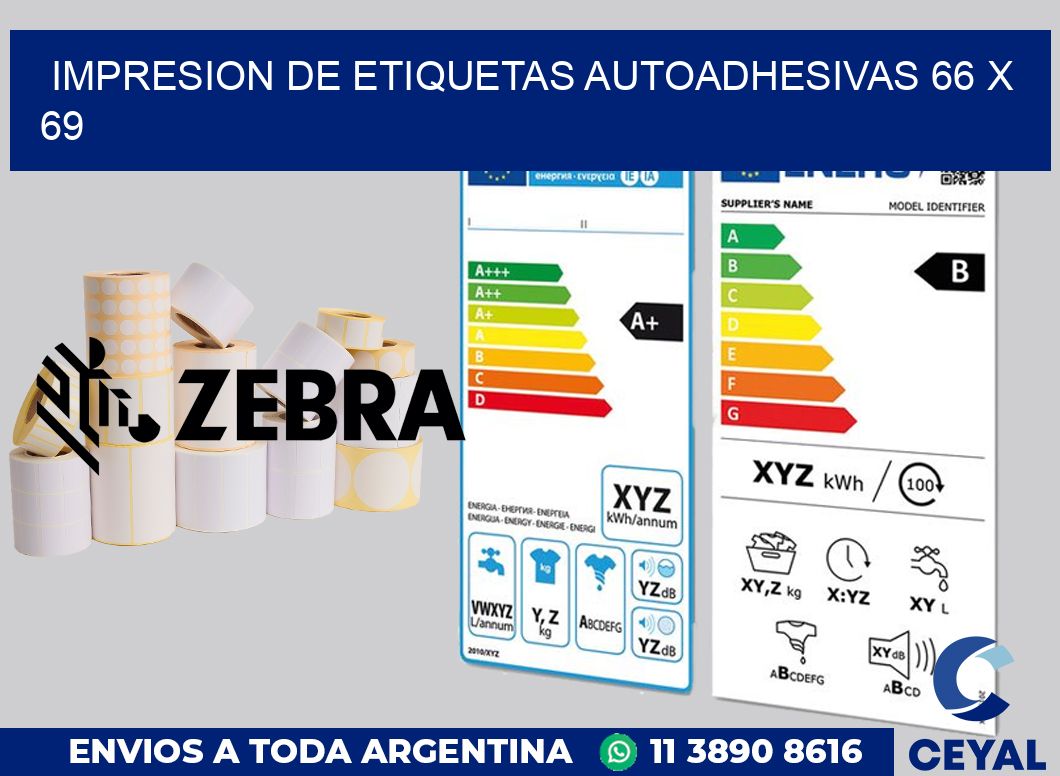 impresion de etiquetas autoadhesivas 66 x 69