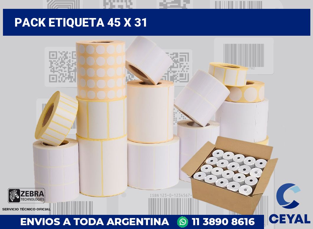 pack etiqueta 45 x 31