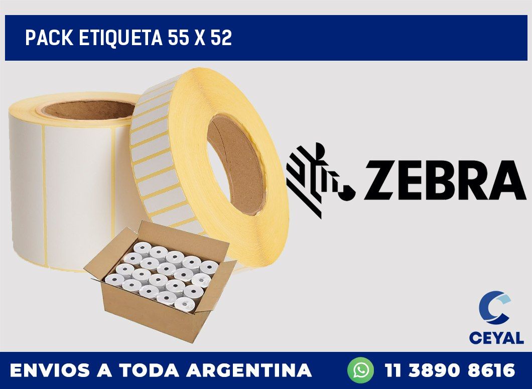 pack etiqueta 55 x 52