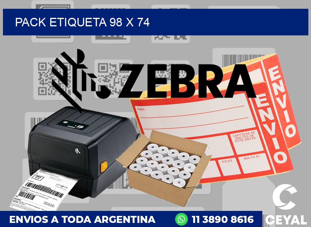 pack etiqueta 98 x 74