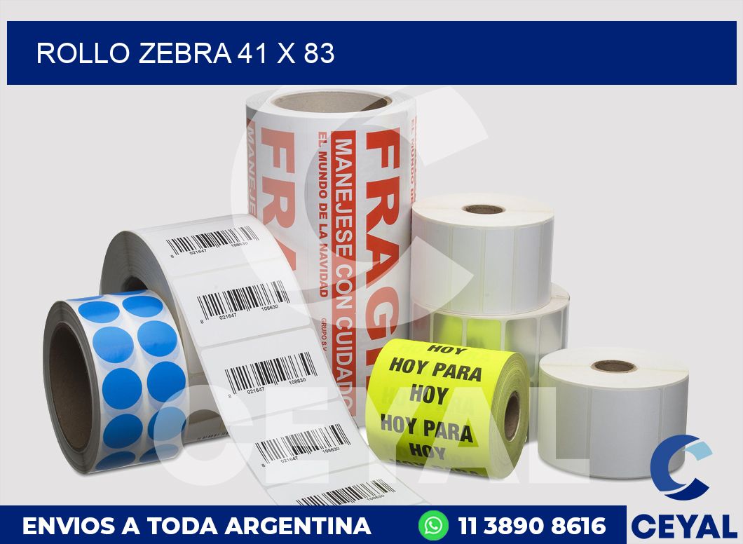 rollo zebra 41 x 83