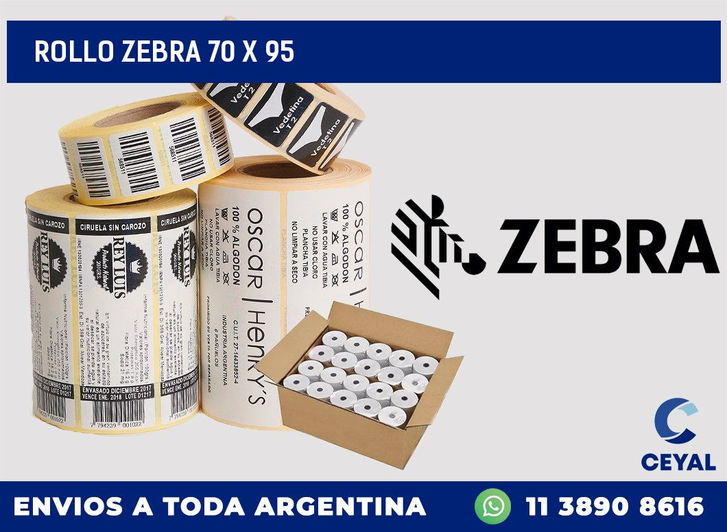 rollo zebra 70 x 95