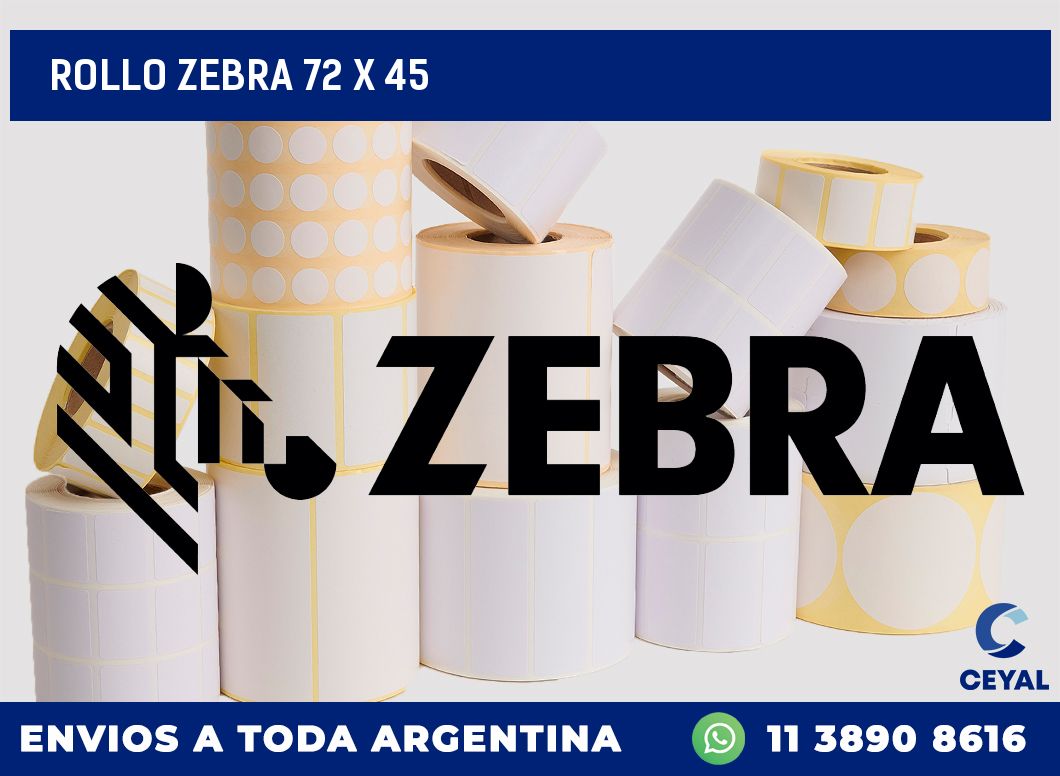 rollo zebra 72 x 45