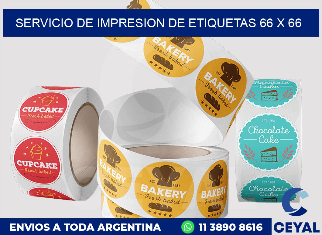 servicio de impresion de etiquetas 66 x 66