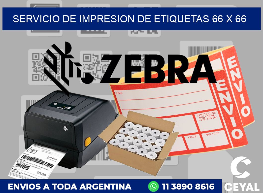 servicio de impresion de etiquetas 66 x 66