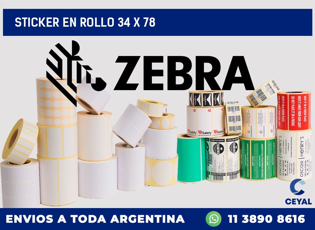 sticker en rollo 34 x 78