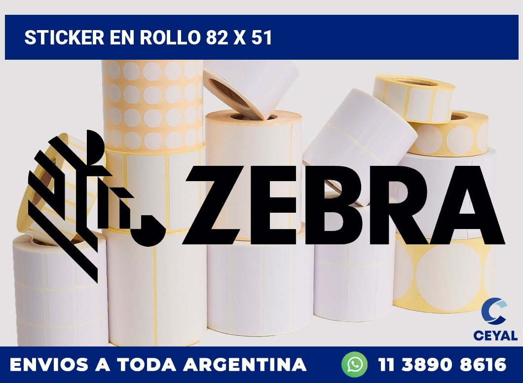 sticker en rollo 82 x 51