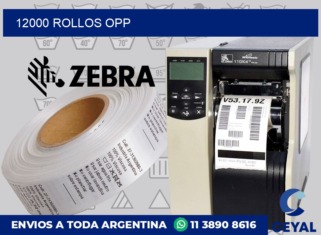 12000 Rollos OPP