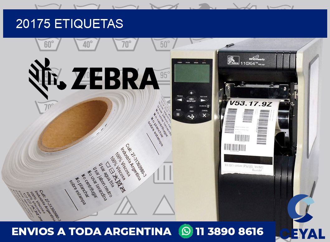 20175 etiquetas