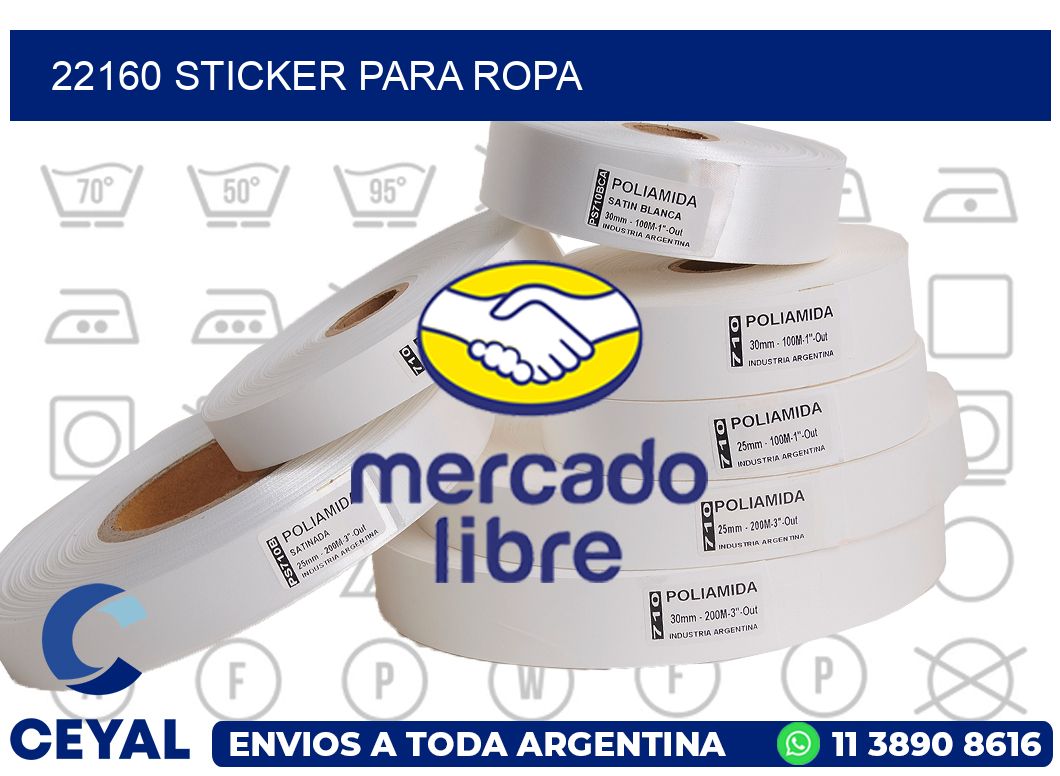 22160 Sticker para ropa