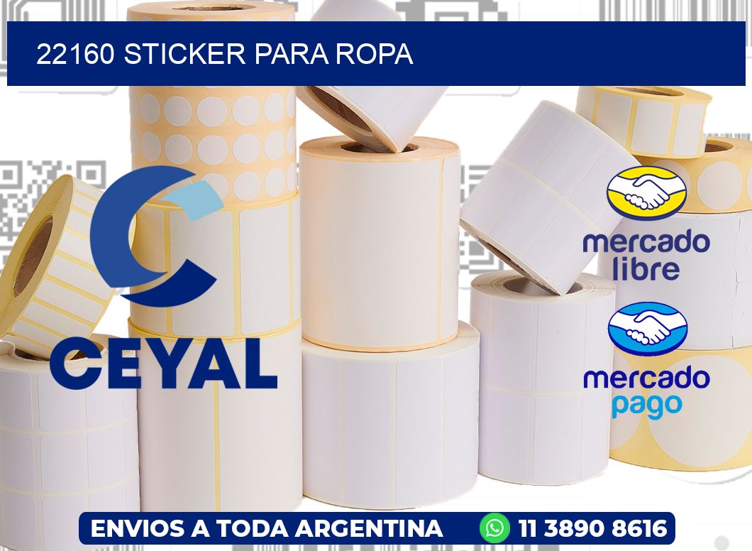 22160 Sticker para ropa