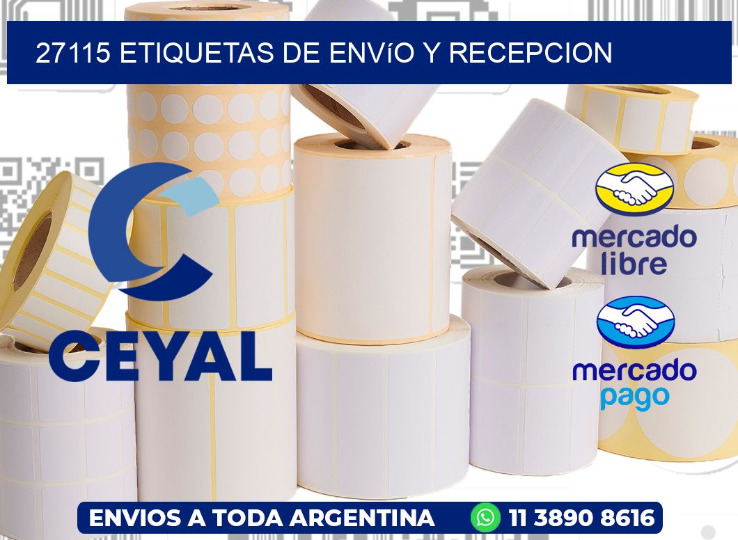 27115 Etiquetas de envío y recepcion