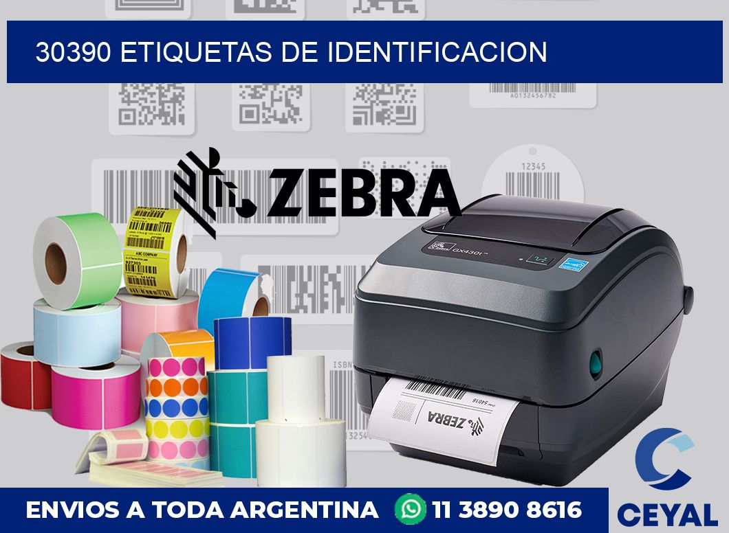 30390 Etiquetas de identificacion