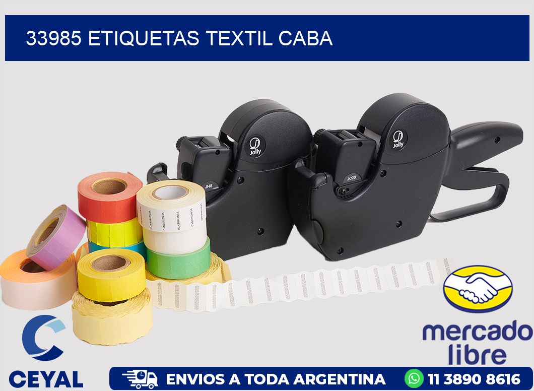 33985 etiquetas textil caba