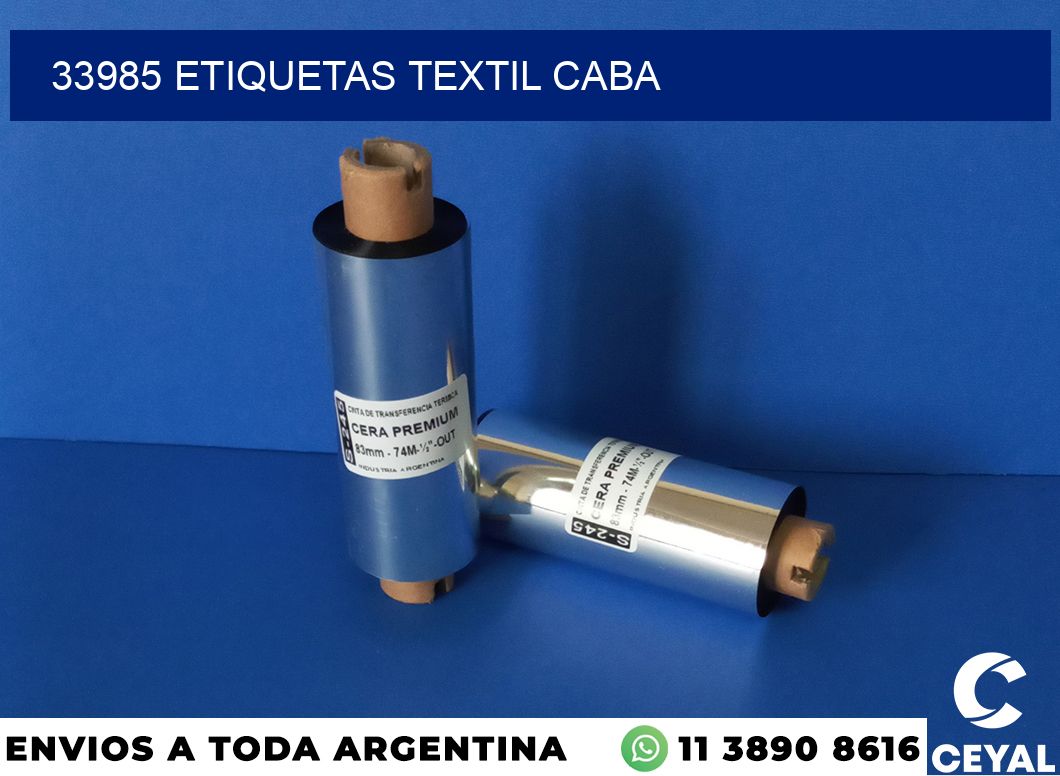 33985 etiquetas textil caba