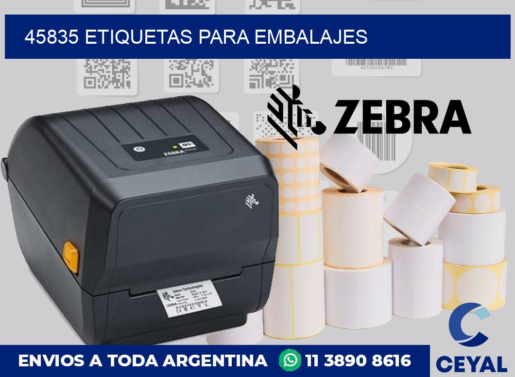 45835 etiquetas para embalajes