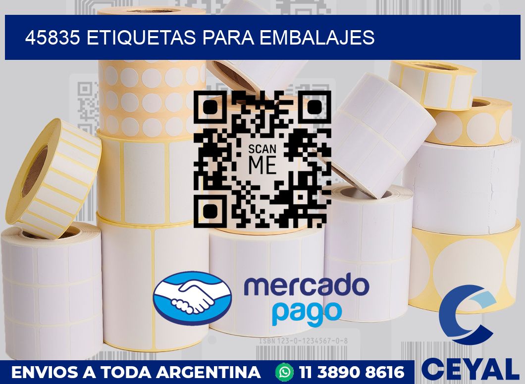 45835 etiquetas para embalajes