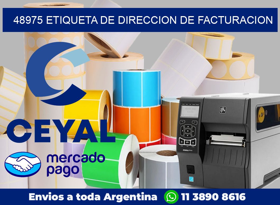 48975 Etiqueta de direccion de facturacion
